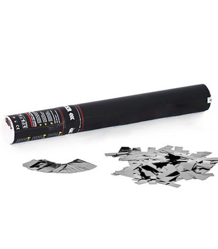 TCM FX - Kézi működtetésű Konfetti Ágyú 50cm - Silver